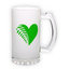 Frosted glass beer mug (500 ml)