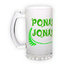 Frosted glass beer mug (500 ml)