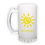 Frosted glass beer mug (500 ml)
