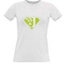 Women's T-shirt with your choice of photos, notes, white
