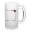 Frosted glass beer mug (500 ml)