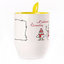 A cup with a spoon. Yellow (250 ml)