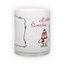 Frosted glass mug (300 ml)