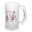 Frosted glass beer mug (500 ml)