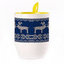 A cup with a spoon. Yellow (250 ml)