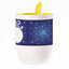 A cup with a spoon. Yellow (250 ml)