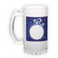 Frosted glass beer mug (500 ml)