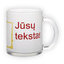 Frosted glass mug (300 ml)