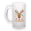 Frosted glass beer mug (500 ml)