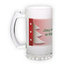 Frosted glass beer mug (500 ml)