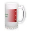 Frosted glass beer mug (500 ml)
