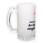 Frosted glass beer mug (500 ml)