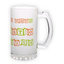 Frosted glass beer mug (500 ml)