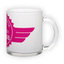 Frosted glass mug (300 ml)