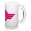 Frosted glass beer mug (500 ml)