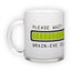 Frosted glass mug (300 ml)