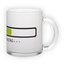 Frosted glass mug (300 ml)