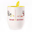 A cup with a spoon. Yellow (250 ml)