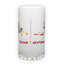 Frosted glass beer mug (500 ml)
