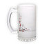 Frosted glass beer mug (500 ml)