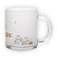 Frosted glass mug (300 ml)