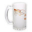 Frosted glass beer mug (500 ml)