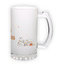 Frosted glass beer mug (500 ml)