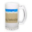 Frosted glass beer mug (500 ml)