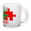 Frosted glass mug (300 ml)