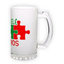 Frosted glass beer mug (500 ml)
