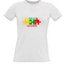Women's T-shirt with your choice of photos, notes, white