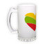 Frosted glass beer mug (500 ml)