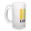 Frosted glass beer mug (500 ml)