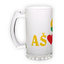 Frosted glass beer mug (500 ml)