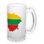 Frosted glass beer mug (500 ml)