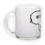 Frosted glass mug (300 ml)