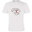 T -shirts with your photo, notes, white