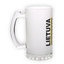 Frosted glass beer mug (500 ml)