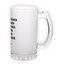 Frosted glass beer mug (500 ml)