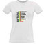 Women's T-shirt with your choice of photos, notes, white