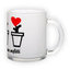 Frosted glass mug (300 ml)