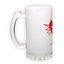Frosted glass beer mug (500 ml)