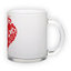 Frosted glass mug (300 ml)