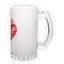 Frosted glass beer mug (500 ml)