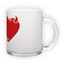 Frosted glass mug (300 ml)