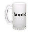 Frosted glass beer mug (500 ml)