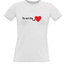Women's T-shirt with your choice of photos, notes, white