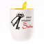 A cup with a spoon. Yellow (250 ml)