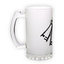Frosted glass beer mug (500 ml)