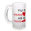 Frosted glass beer mug (500 ml)